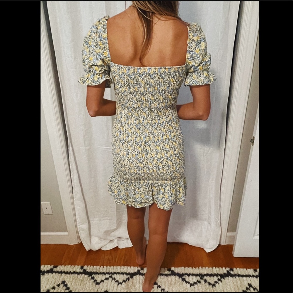 New! Never worn floral rouged Storia dress - Picture 2 of 5